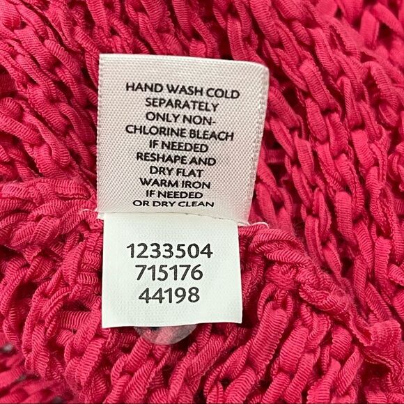 J.JILL Pure Jill coral red knit cotton vest size M - Picture 6 of 12